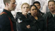 V.l.: Matthew Casey (Jesse Spencer), Sylvie Brett (Kara Killmer), Gabriela Dawson (Monica Raymund), Mouch (Christian Stolte)