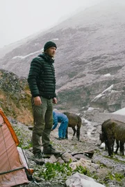 Dennis camping in Dolpo