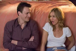Jason Segel (Jay), Cameron Diaz (Annie).