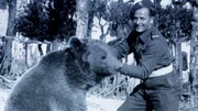 Dymitr Szawlugo, ein polnischer Soldat, der bei der Pflege des B&auml;ren half, in Italien nach der Schlacht von Monte Cassino