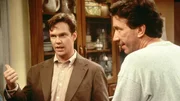 Tims (Tim Allen, r.) jüngster Bruder Marty (William O'Leary, li.) kommt überraschend zu Besuch. Die Neuigkeiten, die er seinem Bruder zu berichten hat, lassen Tim allerdings schier aus dem Hemd springen, denn Marty will Frau und Kinder verlassen...