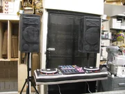 Finished DJ Cake in bakery.