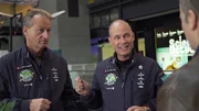 Die Schweizer André Borschberg (l.) und Bertrand Piccard (r.) entwickelten das Flugzeugprojekt "Solar Impulse". Die Schweizer André Borschberg (l.) und Bertrand Piccard (r.) entwickelten das Flugzeugprojekt "Solar Impulse".