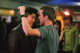 L-R: "Drift King" Takashi (Brian Tee), Sean Boswell (Lucas Black)
