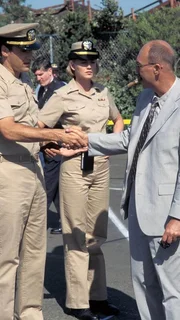 V.l.: Harmon Rabb, Jr. (David James Elliott), Meg Austin (Tracy Needham), Agent Brian Turque (John Ashton)