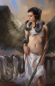 Schwarzer Engel von Paolo Puggioni.