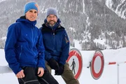 SRF bi de Lüt - Winter Wunderland; Staffel 2; Folge 2; Bergführer Raphael Imsand und Nik Hartmann in Goms SRF bi de Lüt - Winter Wunderland; Staffel 2; Folge 2; Bergführer Raphael Imsand und Nik Hartmann in Goms