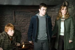 Harry (Daniel Radcliffe, M.) wartet verzweifelt auf eine Nachricht seiner engsten Freunde Ron (Rupert Grint, l.) und Hermione (Emma Watson, r.). Denn nach seiner Konfrontation mit dem b&ouml;sen Lord Voldemort haben diese sich immer noch nicht bei ihm gemeldet ...