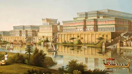 Die H&auml;ngenden G&auml;rten von Babylon z&auml;hlen zu den sieben Weltwundern der Antike.
