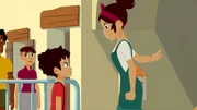 Angelina (rechts) will mit Sebastian beim Familienrennen mitmachen. Angelina (rechts) will mit Sebastian beim Familienrennen mitmachen.