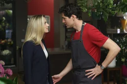 L-R: Jennifer (Kara Killmer), Freddy (Brett Donahue)