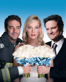 Zuf&auml;llig verheiratet: Emma (Uma Thurman, M.), Patrick (Jeffrey Dean Morgan, l.) und Richard (Colin Firth, r.) ...