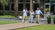 David Bromstad with winners, walking to Delib area.