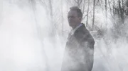 Hermansen (Morten Brovn) steht im Nebel. Hermansen (Morten Brovn) steht im Nebel.