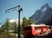 Eine Zahnradbahn führt von Chamonix aus zum MER DE GLACE - dem Eismeer. Eine Zahnradbahn führt von Chamonix aus zum MER DE GLACE - dem Eismeer.