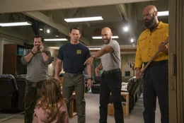 (v.l.n.r.) Rodrigo (John Leguizamo); Zoey (Finley Rose Slater); Jake (John Cena); Mark (Keegan-Michael Key); Axe (Tyler Mane)