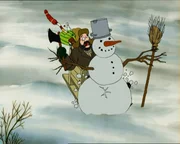 Hilfe! Pettersson hat die Gewalt über den Schlitten verloren! Hilfe! Pettersson hat die Gewalt über den Schlitten verloren!