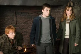 Harry (Daniel Radcliffe, M.) wartet verzweifelt auf eine Nachricht seiner engsten Freunde Ron (Rupert Grint, l.) und Hermine (Emma Watson, r.). Denn nach seiner Konfrontation mit dem b&ouml;sen Lord Voldemort haben diese sich immer noch nicht bei ihm gemeldet.