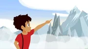 Sebastian versucht bei Belle Erinnerungen der Wandertour wachzurufen.