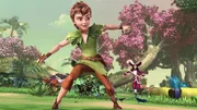 Peter Pan ist in Nimmerland ganz in seinem Element.