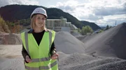 Mariella Gittler in Kalksteinbruch Gratkorn (Stmk). Mariella Gittler in Kalksteinbruch Gratkorn (Stmk).