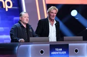 Die Kandidaten des Teams "Abenteuer": Joey Kelly (l.), Musiker und Andreas Kieling (r.), Tierfilmer.