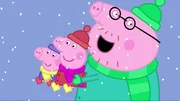 v.li.: George Pig, Peppa Pig, Daddy Pig