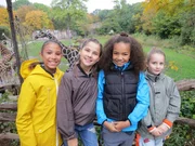 Schlechtes Wetter im Leipziger Zoo, aber dennoch ist die Stimmung bei der TanzAlarm-Crew super.