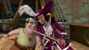 Smee und Captain Hook schmieden Pläne.