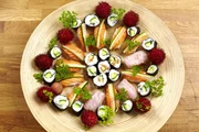 Sushi und Maki-Variationen.
