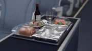 CGI - Food served inside the plane