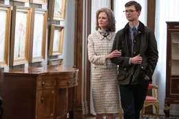 L-R: Frau Harbour (Nicole Kidman), Theo (Ansel Elgort)