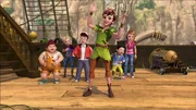 Peter Pan und seine Freunde haben einen Plan, wie sie Captain Hook so richtig ärgern können.