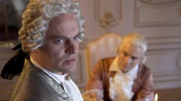Carl Heinrich von Heineken (Sebastian Herrmann) und sein Sekretär (Robert Herrmanns)