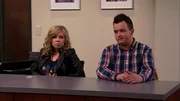 L-R: Sam Puckett (Jennette McCurdy), Gibby (Noah Munck)