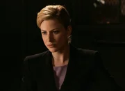 Pictured: Diane Neal as ADA Casey Novak -- Law & Order: Special Victims Unit   Scene 43 (Int) Interrogation Room "Kerrick is dying of cancer can't remember boy in box is"  Chris Meloni (Stabler) Diane Neal (ADA Novak) J. Paul Nicholas (Linden Delroy) Richard Bright (Sheldon Kerrick/Sawyer)