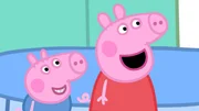 L-R: George Pig, Peppa Pig