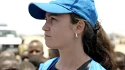 Charlotte Lepiniec vom UNHCR in einem der Flüchtlingslager im Osten des Tschad. Charlotte Lepiniec vom UNHCR in einem der Flüchtlingslager im Osten des Tschad.