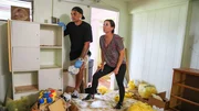 Kamohai and Tristyn prepare for junk removal so they can clear out the house and start renovation, as seen on Renovation Aloha, Season 2. Kamohai and Tristyn prepare for junk removal so they can clear out the house and start renovation, as seen on Renovation Aloha, Season 2.