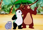 Wo die Bärinnen Ursula und Chiang auftauchen, ist Streit nicht weit. Gefahrensucher Wommie Womat ist darum gerne in ihrer Nähe. Wo die Bärinnen Ursula und Chiang auftauchen, ist Streit nicht weit. Gefahrensucher Wommie Womat ist darum gerne in ihrer Nähe.