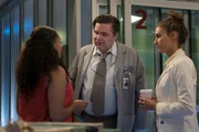 Pictured: (l-r) Oliver Platt as Daniel Charles, Rachel DiPillo as Sarah Reese. Pictured: (l-r) Oliver Platt as Daniel Charles, Rachel DiPillo as Sarah Reese.