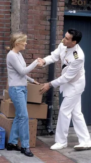 Meghan O'Hara (Nanci Chambers), Harmon Rabb, Jr. (David James Elliott)