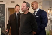 LAW & ORDER -- "Private Lives" Episode 22019 -- Pictured: (l-r) Jeffrey Donovan as Det. Frank Cosgrove, Christian Conn as Robert Myers, Mehcad Brooks as Det. Jalen Shaw -- (Photo by: Ralph Bavaro/NBC)