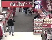 Überwachungskamera-Aufnahme von Charles Severance im Target.