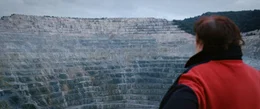 Valeria Praţa in der Kupfermine Rosia Poieni.