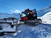 A snow groomer