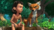 Der Schakal Tabaqui spendet Mogli Trost und will ihm helfen, das Gerücht, Mogli würde klauen, aus der Welt zu schaffen. Ob Mogli ihm trauen kann? Der Schakal Tabaqui spendet Mogli Trost und will ihm helfen, das Gerücht, Mogli würde klauen, aus der Welt zu schaffen. Ob Mogli ihm trauen kann?