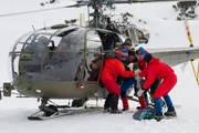 Reenactment: Bergung eines verletzten Bergsteigers Reenactment: Bergung eines verletzten Bergsteigers