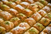 Baklava mit Pistatzien und Waln&uuml;ssen, Wattens.