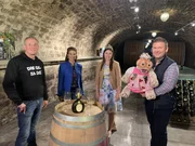 Von links: Michl Müller, Claudia Pupeter, Carolin Meyer und Sebastian Reich mit Amanda. Von links: Michl Müller, Claudia Pupeter, Carolin Meyer und Sebastian Reich mit Amanda.